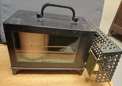 Ancien hygromètre à rouleau Jules Richard NG 5310 thermographe enregisteur à clé - Photo 1/4