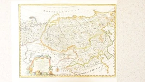 Hand-Coloured Map of the Russian Empire, Bowen 1747 - Picture 1 of 3