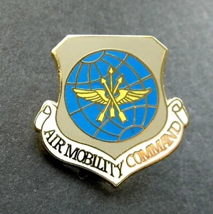 US AIR FORCE AIR MOBILITY COMMAND SHIELD LAPEL PIN BADGE 1 INCH - Picture 1 of 1