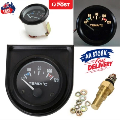 Universal 2'' 52mm Auto Car Water Temperature Temp Gauge Pointer Meter 40-120℃ - image 1 of 4