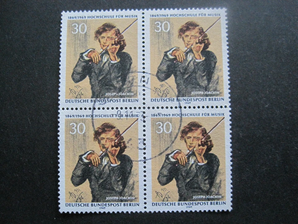 Berlin MiNr. 347 block of four used (AA 121) - Image 1 of 1