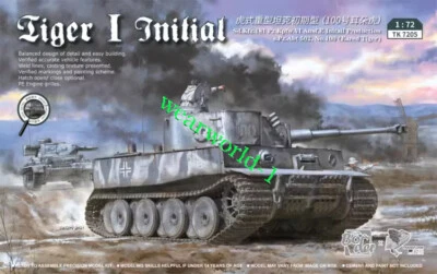 Border TRANSFORM TK7205 1/72 Tiger I Initial Production s.Pz.Abt.502 100 -Model - Image 1 of 4