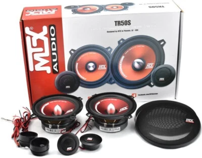 MTX TR50S 13cm KIT 4 CASSE KIT A 2 VIE TWEETER ALTOPARLANTI AUTO GRIGLIE INCLUSE - Immagine 1 di 4