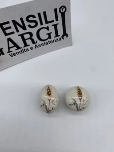 POMOLO POMELLO PER MOBILI IN PORCELLANA CON FIORE GRANO - MADE IN ITALY - Picture 1 of 1