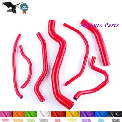 For Yamaha FZ1  2006-2010  Silicone Radiator Coolant Hose Kits Red - Изображение 1 из 4