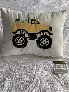 "Almohada de lanzamiento para niños Mi Zone Monster Truck amarillo 12"" X 16"" cojín" - Imagen 1 de 4