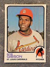 1973 TOPPS BASEBALL CARD BOB GIBSON #190 CARDINALS, CENTERED NEAR MINT GEM! #3