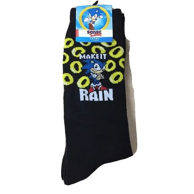 Calcetines Sonic Make It Rain Gold para hombre novedad talla 6-12 nuevos AR121 Foto 1 de 4