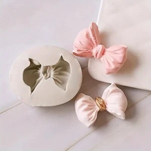 Silicone Mould Single Bow 4cm diameter - Picture 1 of 3