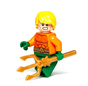 LEGO Batman II Minifigura - Aquaman - Pelo Amarillo (sh0050) 76000 76027 71237 - Imagen 1 de 5