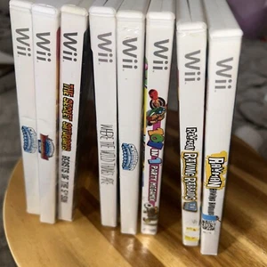 Nintendo Wii Bulk Lot Bundle Mixed Kids Games 8 - Picture 1 of 1