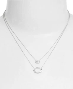 JUDITH JACK 132176 'Metal Moment' Layered Pendant Necklace - Picture 1 of 2