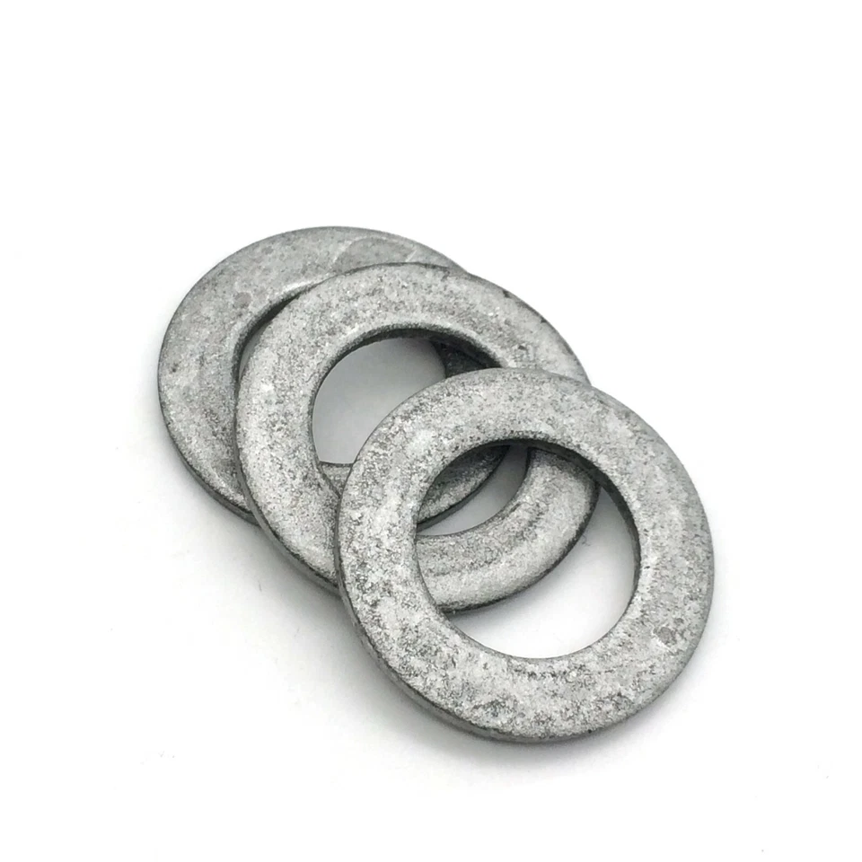 HIGHLAND FASTENERS LTD M8 M10 M12 M16 M20 M24 Galvanised Form A Washer Hot Dipped Galv DIN 125