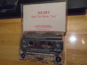 RARE ADVANCE PROMO Heart CASSETTE TAPE Rock the House LIVE Ann Nancy Wilson 1991 - Picture 1 of 2