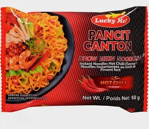 2x LUCKY ME Pancit Canton HOT CHILI 60g×6pcs Pack (2×Pack) - Picture 1 of 3