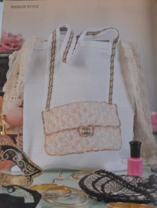 Tabla de punto de cruz - Bolso de mano de diseñador con motivo en bolso de mano (instrucciones para hacer) - Imagen 1 de 2