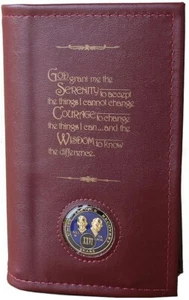 AA Book Cover - Soft Cover AA Big Book Cover - Burgundy - SCR07 - Imagen 1 de 2
