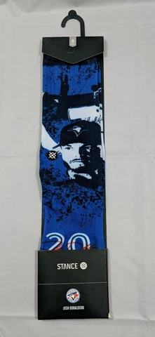 Toronto Blue Jays Men's MLB Socks - Josh Donaldson - Medium 6 to 8.5 - Stance Cover