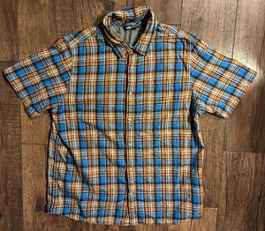 The North Face Men's Lined Plaid Short Sleeves Button Down Short Size XL - Picture 1 of 17
