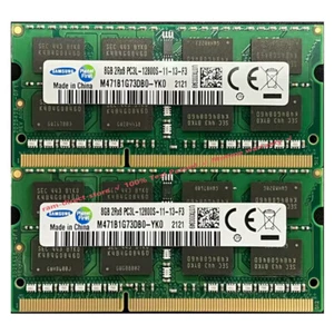 SAMSUNG 16GB KIT 2X8GB 1600MHZ 12800S 204PIN 1.35V SODIMM  Laptop Memory RAM - Picture 1 of 5