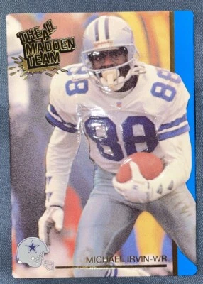 1991 Action Packed The All-Madden Team - #41 Michael Irvin - Image 1 of 2