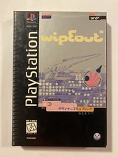 WipEout (Sony PlayStation 1, 1996) with Manual Cleaned/Tested Retro Video Game
