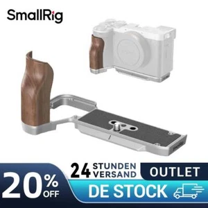 SmallRig Plaque de Montage en Forme de L avec Poignée en Bois pour Appareil Photo Sony Alpha 7C II/ A7CR - Photo 1/13