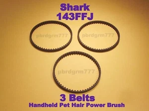 (3) Cinturones para Shark Modelo 143FFJ Portátil Turbo Cepillo Cepillo Pelo Mascota Cepillo Eléctrico - Imagen 1 de 2