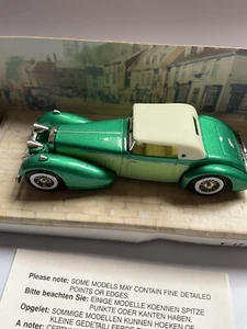 MATCHBOX 1990 MODELS OF YESTERYEAR 1938 Y17A GREEN HISPANO SUIZA Riveted Axles  - Picture 1 of 13