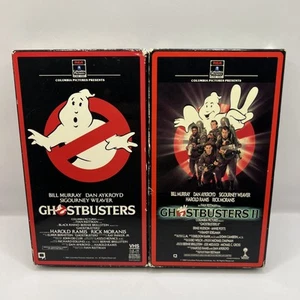Ghostbusters 1 and 2, I and II VHS - Bill Murray, Dan Aykroyd - Imagen 1 de 6