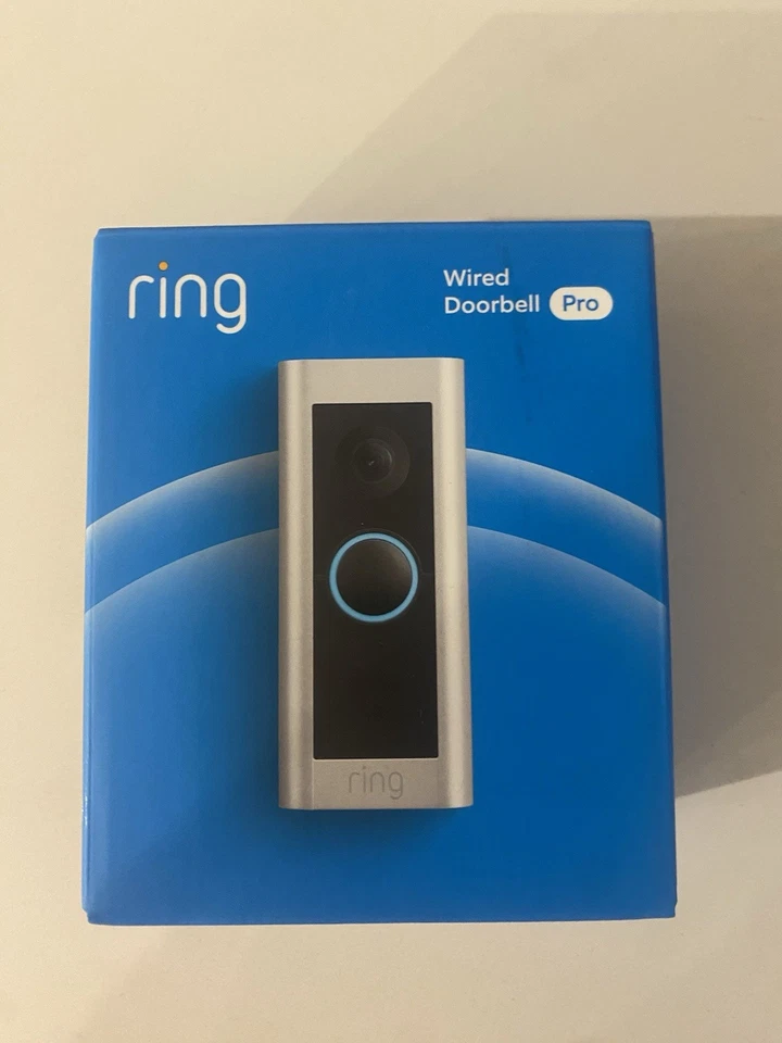 Ring - Timbre con cable Pro Smart WiFi Video Timbre - Níquel satinado TOTALMENTE NUEVO Foto 1 de 1
