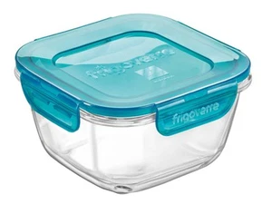 Frigoverre Glass Evolution Square 18 Cm Bormioli Rocco - Picture 1 of 3