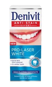 DENIVIT WHITE PRO LÁSER BLANQUEADOR SUAVE PASTA DE DIENTES SEGURA PARA ESMALTE DENTAL 50 ml - Imagen 1 de 1