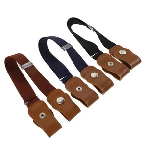 3 Pcs Children's Snap Belt Adjustable Waist for Kids Elastic Belts - Picture 1 of 12