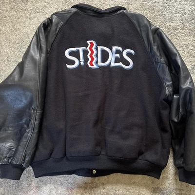 Chaqueta Universitaria Vintage Años 90 St Ides Oso Dorado Rap Para Hombre XXL Foto 1 de 4