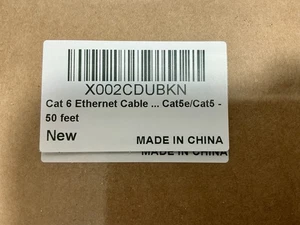 Jadaol Cat 6 Ethernet Cable *50 Ft* Indoor/Outdoor *10Gbps**Fast Shipping** - Picture 1 of 5