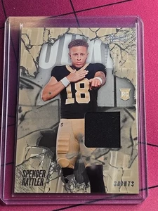 SPENCER RATTLER 2024 ABSOLUTE ROOKIE FORCE PATCH SAINTS RC RELIC - Bild 1 von 2