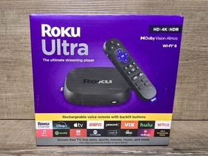 Roku - Ultra | Dispositivo de transmisión 4K/HDR10+/Dolby Vision & Atmos recargable B... - Imagen 1 de 5
