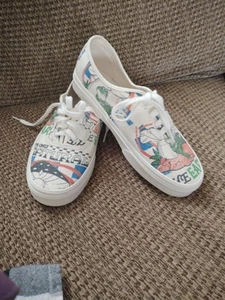 Vans Authentic Eco Positivity Shoes W Mens 8 M Womens 9.5 - Picture 1 of 6