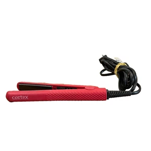 Cortex Mini Flat Iron Hair Straightener Red 25W – Tested & Working Travel Size - Picture 1 of 9