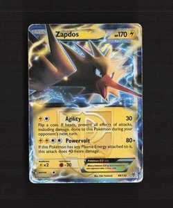 Zapdos EX 48/135 Plasma Storm Ultra Rare Holo Pokemon Card DMG - Picture 1 of 10