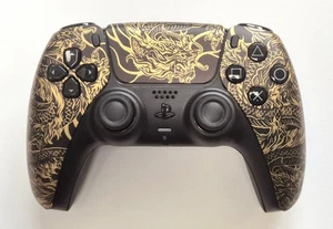 Controller Dualsense PS5 personalizzato - Golden Dragon Design - *NUOVO* - Foto 1 di 3