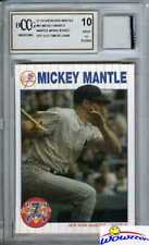 1997 Tableau de bord #61 Mickey Mantle MAILLOT PORTÉ YANKEES Beckett 10 COMME NEUF GGUM