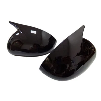 Tapa de cubierta de espejo retrovisor lateral OX negro brillante 2 piezas para Kia Rio 2011-2016  Foto 1 de 4