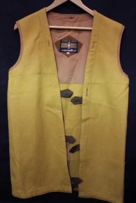 Forro de abrigo extraíble vintage CORTEFIEL amarillo mostaza talla 36-B48 Foto 1 de 3