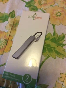 New USB-C Multifunction Adaptor 7-in-1 Free Shipping - Picture 1 of 2