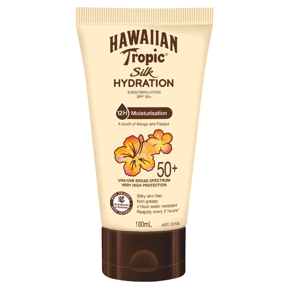Hawaiian Tropic Silk Hydration Sunscreen Lotion SPF 50 180ml