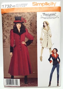 Simplicity Sewing Pattern 1732 H5 Misses Costume Coat Jacket, Size 6-14 UNCUT - Picture 1 of 3