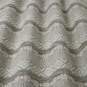 3.7 Metri Kamakura Foschia Tessuto Jacquard Tessuto Tenda Fodera Cuscino - Foto 1 di 8