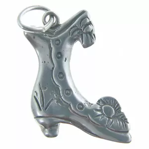 SCARPA ALTA in argento sterling massiccio (destra) ciondolo MILAGRO (M-131A) - Foto 1 di 1